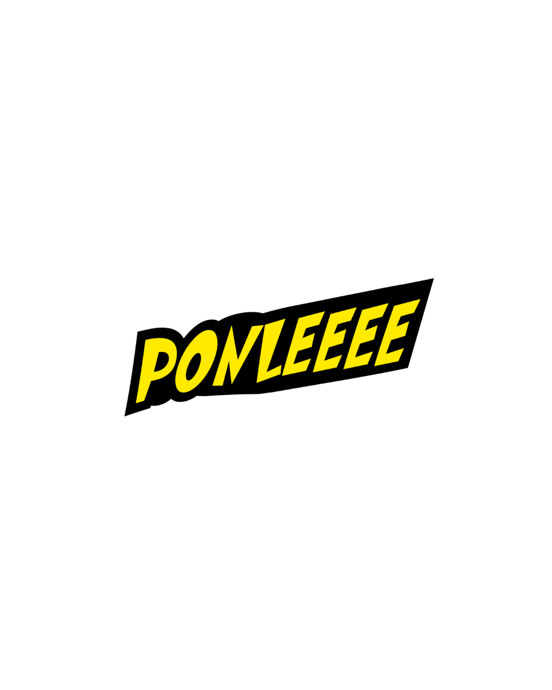 Ponleeee 3" Sticker