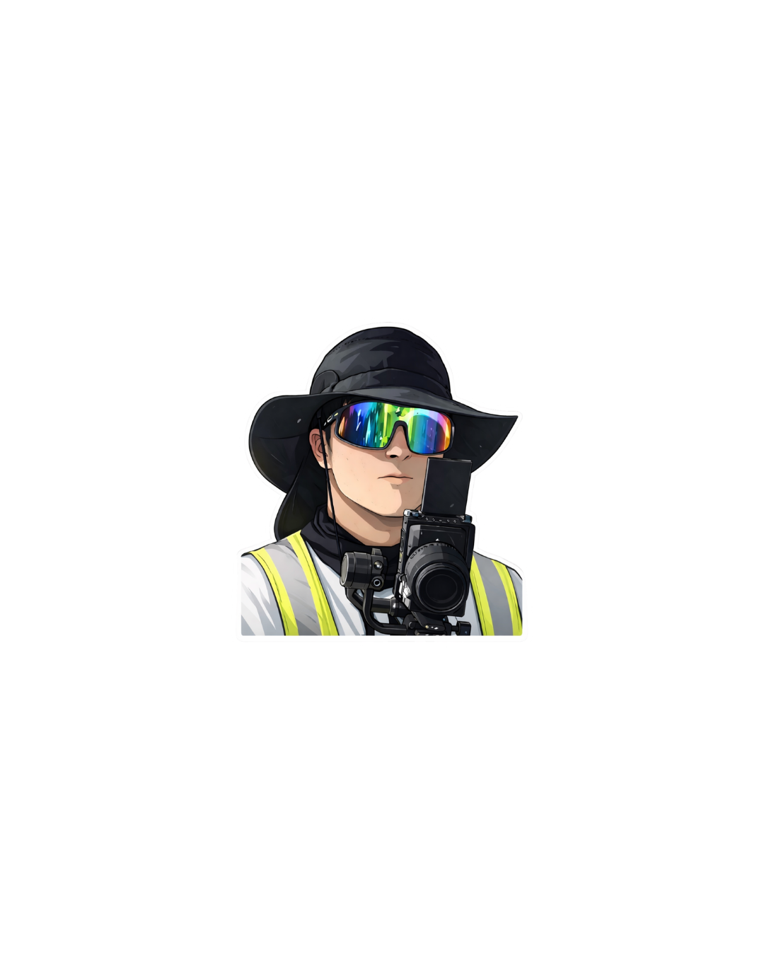 Neo Window Peeker Sticker