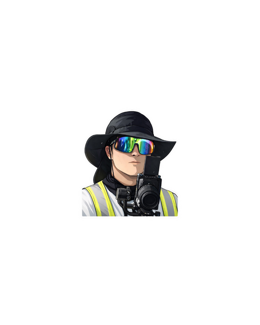 Neo Window Peeker Sticker
