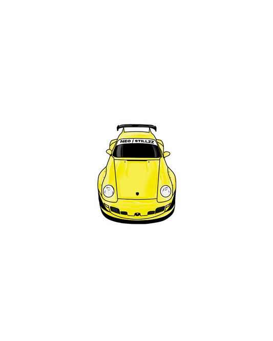 Wide Body Porsche Sticker